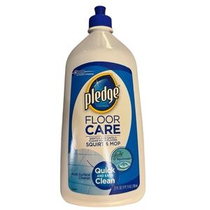 2 x Pledge Floor Care Cleaner Squirt & Mop Glade Rainshower 27 fl oz